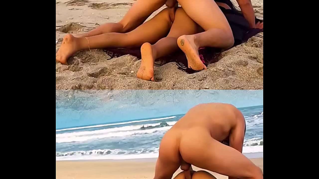 Me follo por el culo a una extranjera perdida en la playa