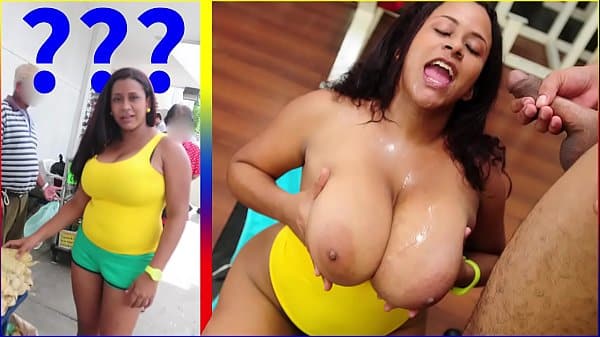 Hermosa tetona colombiana es penetrada en el Gimnasio